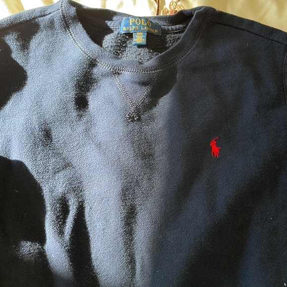 Ralph Lauren Navy blue boys sweatshirt - Picture 3 of 3
